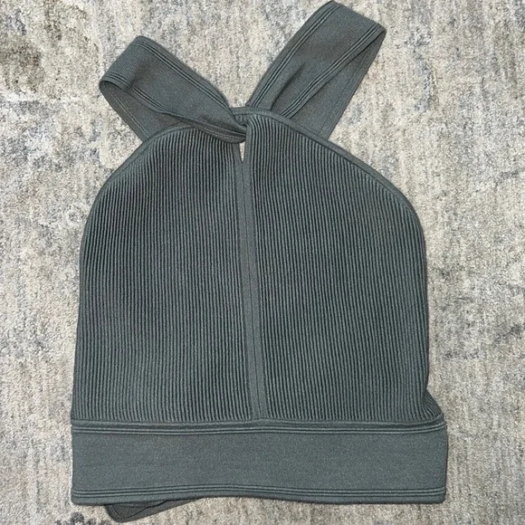 Club Monaco Olive Halter Top - Picture 4 of 6